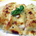 Crespelle al gorgonzola