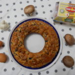 Ciambellone con i funghi crema e salsiccia